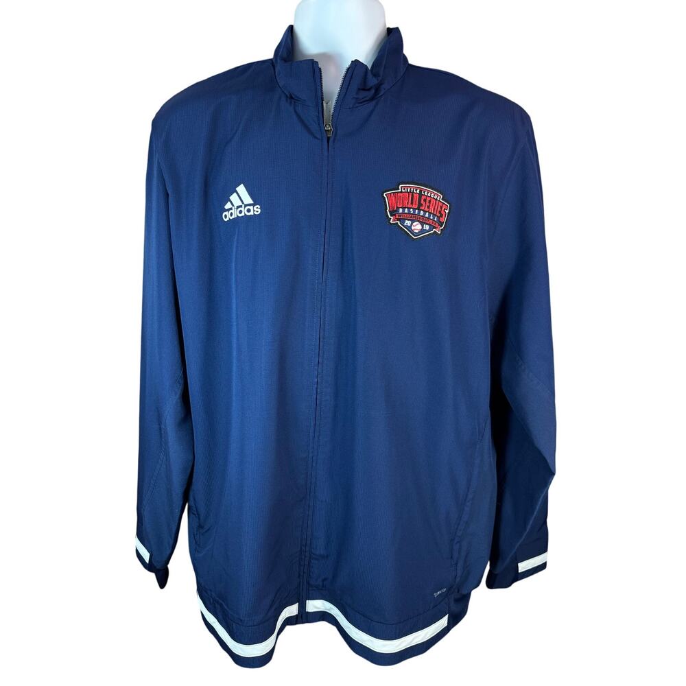 LITTLE LEAGUE WORLD SERIES 2019 Adidas Quarter Zip — Blue Men's Large